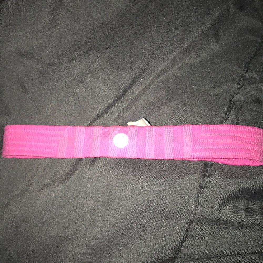 Pink think Lululemon headband